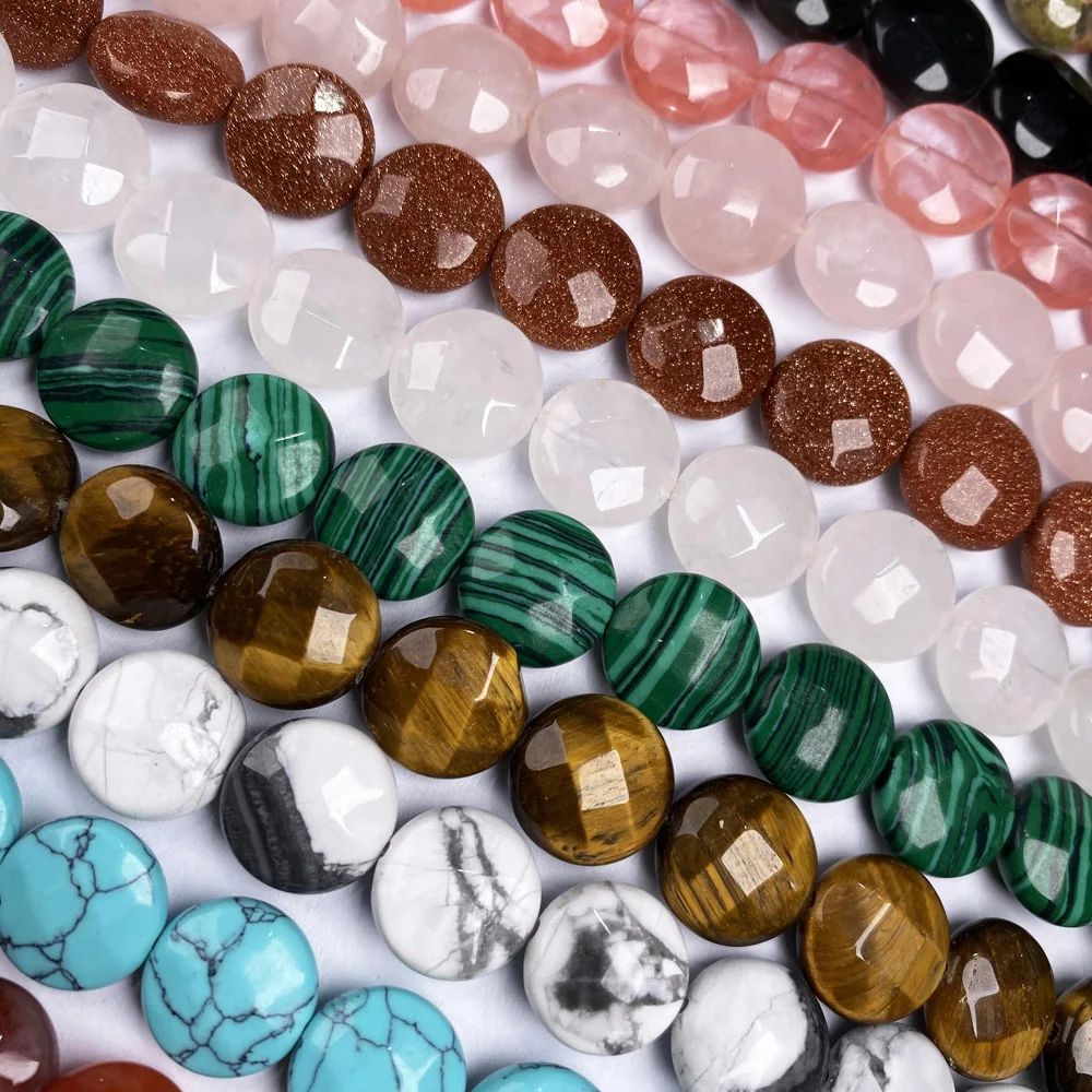 Naravni Kamen Okroglo obliko Gladko kroglice kristalno Semifinished Svoboden Kroglice za nakit, izdelava DIY Ogrlica, Zapestnica Dodatki