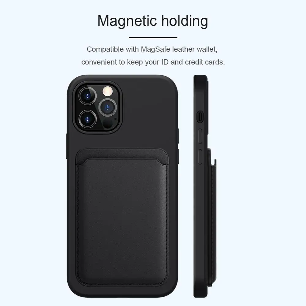 Za Magsafe Brezžični Polnilnik Magnetno Ohišje za iPhone 12 Max Pro Mini Flex Mehko Tekoče Silikona Primerih za iPhone Mini 12