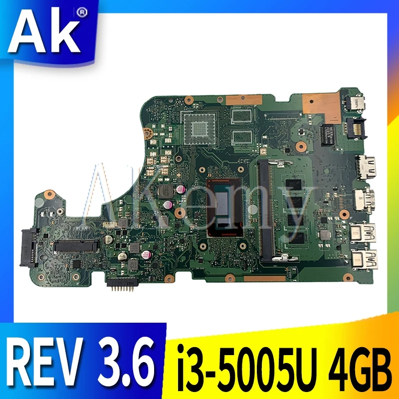 X555LD REV 3.6 X555LAB Matično ploščo Za Asus X555LJ X555LB X555LA X555L Prenosni računalnik z Matično ploščo Mainboard Test Ok i3-5005U 4 GB-RAM GM