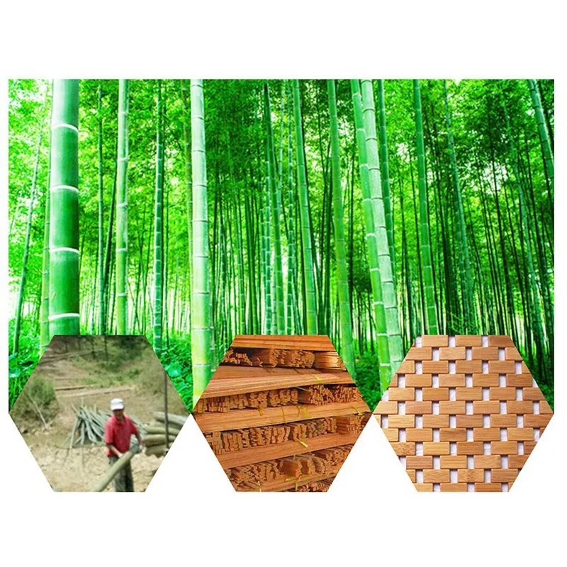 Teak Lesa Kopel Mat Noge Tuš Tla Naravnega Bambusa Ne Zdrsne Velike