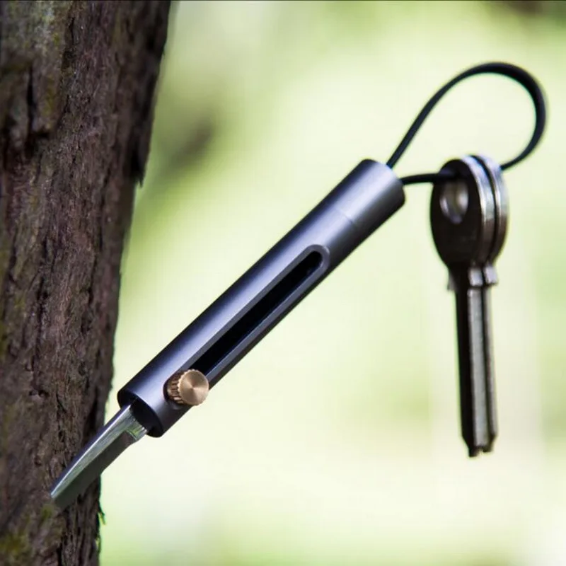 Zlitine mini multi-orodje, priročno keychain, prenosni zunanji taktično self-defense orodje