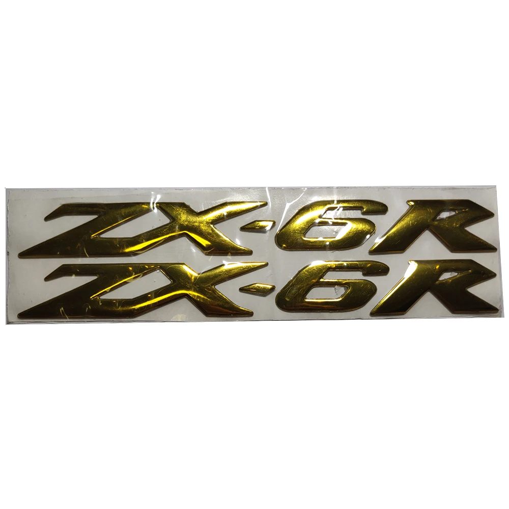 3D motociklistična Emblem Značko Nalepko Tank, Kolesa ZX6R Nalepke Mehko Odsevno Nalepko Za Kawasaki Ninja ZX6R ZX-6R