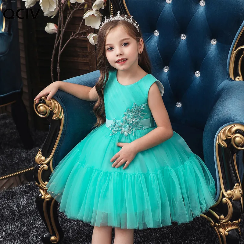 Cvet Otroci Baby Fancy Poročno Obleko Malo Princesa Stranka Obleko Za Dekle Čipke Tutu Otroci Oblačila Otrok Obleke