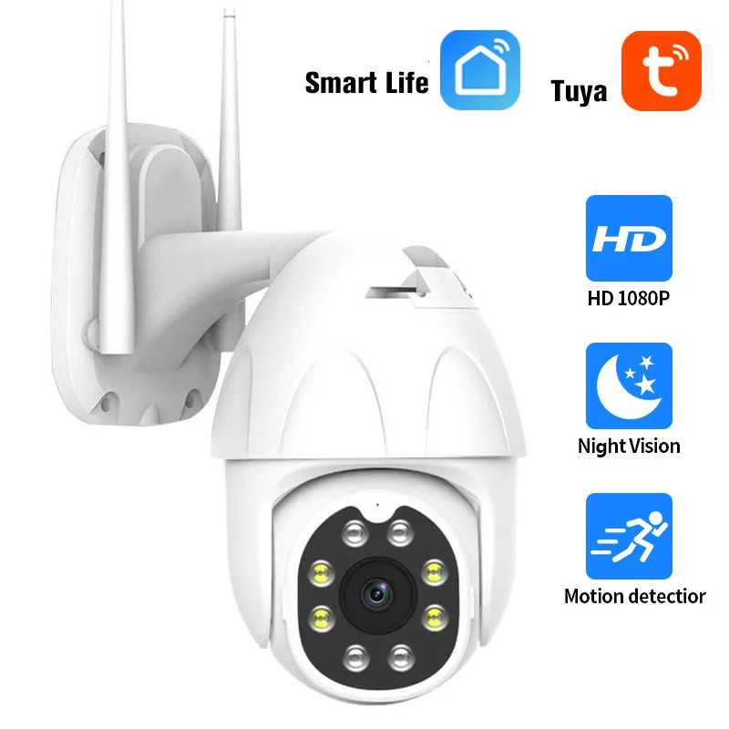Tuya Smart Življenje PTZ 1080P 2MP HD Nepremočljiva Zunanji IP Kamero P2P WiFi Varnostne Kamere CCTV nadzorna Kamera