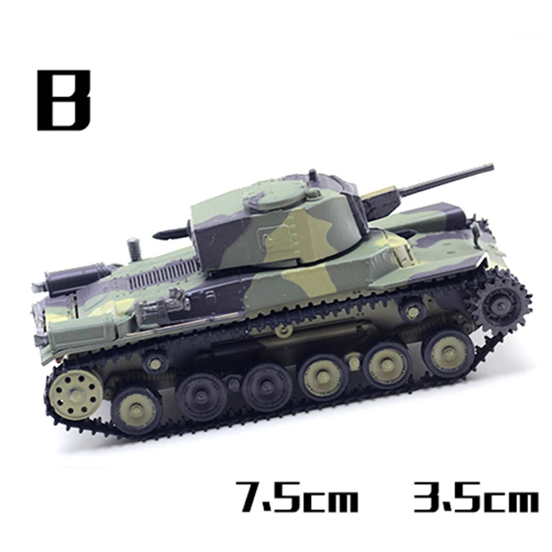 1:72 Skupščine Mini Tank Model avtomobilčki Svetovne Vojne nemški Vojaški Scene Okraski Svetu figuric Za Otroke, Igrače, Darila