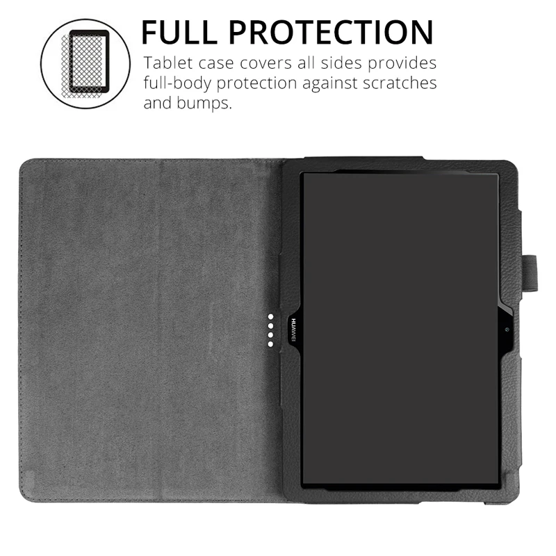 Flip Case za Huawei MediaPad T5 10 AGS2-W09/L09/L03 10.1 Tablet Kritje Funda Stojalo PU Usnja, Kože, za Huawei T5 10 9.6 T5 Lupini