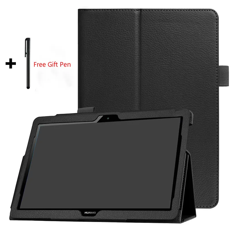 Flip Case za Huawei MediaPad T5 10 AGS2-W09/L09/L03 10.1 Tablet Kritje Funda Stojalo PU Usnja, Kože, za Huawei T5 10 9.6 T5 Lupini
