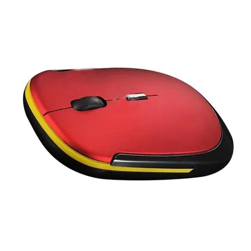 Ultra-Slim Mini USB Brezžična Optična Miška s Kolescem Miške za Vse Laptop HP Dell(rdeča)