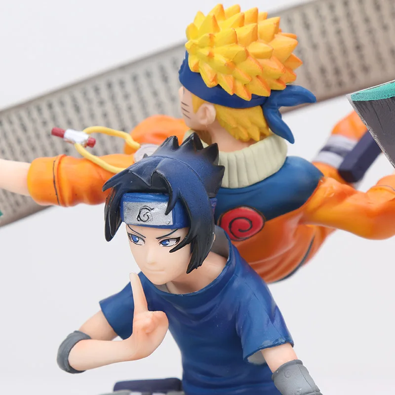 NARUTO Slikana Slika G. E. M Serije Naruto Uzumaki & Uchiha Sasuke Slika Zbirateljske Model Igrača 18 cm