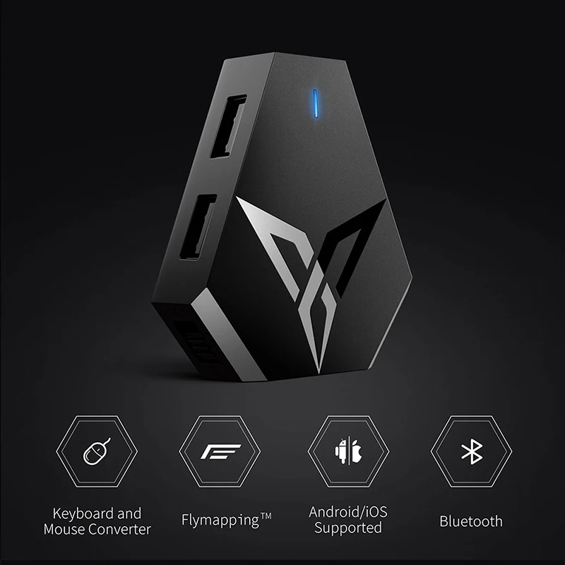 Youpin Flydeli Q1 Mobilne Igre Tipkovnico, Miško Pretvornik Prenosni Bluetooth 4.0 BLE Za Android IOS Mobilna Igralna Adapter