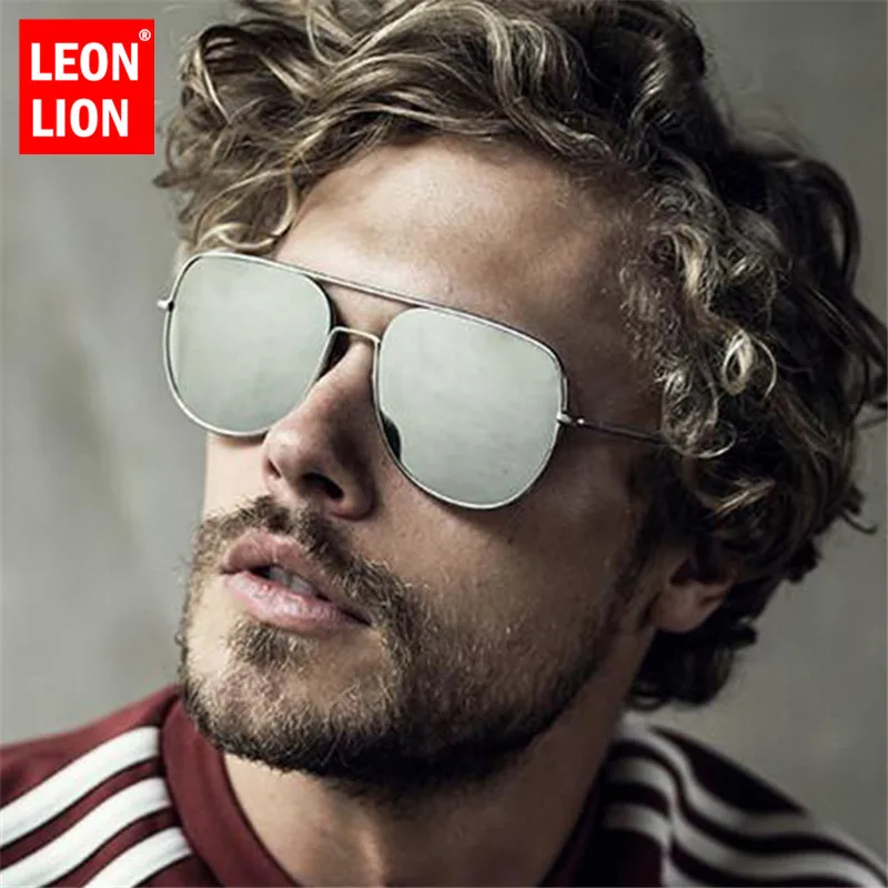 LeonLion 2021 Classic Vintage Zlitine sončna Očala Moške blagovne Znamke Oblikovalec sončna Očala Vožnje Ulica Premagal Oculos De Sol Gafas UV400