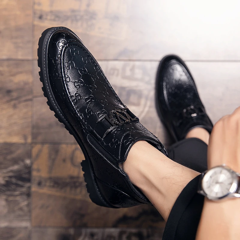 Luksuzni Moških Poslovnih Usnjeni Čevlji Plus Velikost Moških Obleko Čevlje Velikosti Moških Gleženj Usnje Škornji Sapatos Masculinos Oxford Čevlji