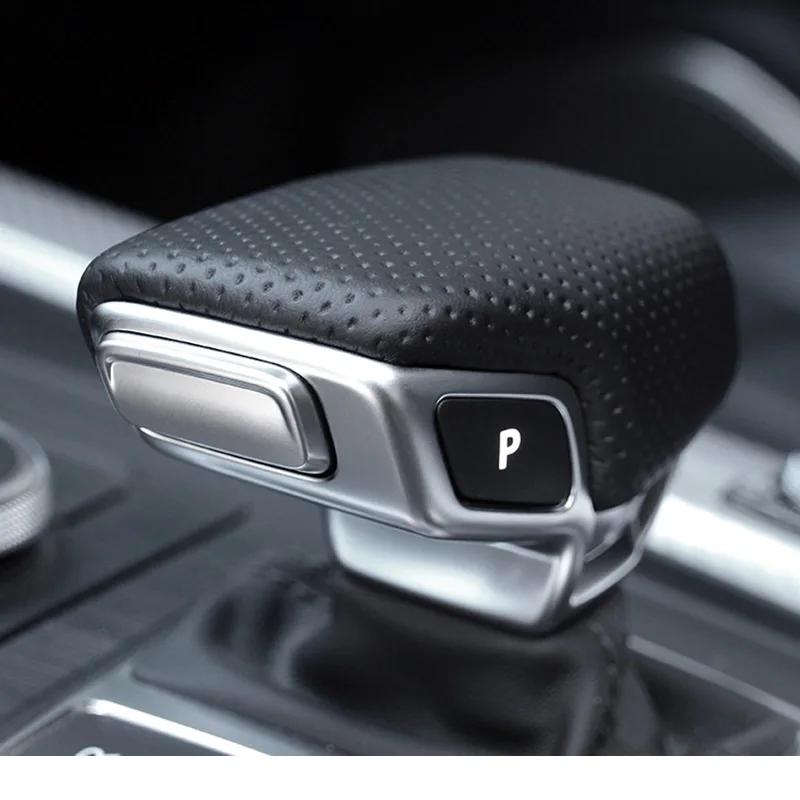 Za Audi A4 A5 V7 ABS Kravje Usnje Avto Prestavno Ročico Glavo Pench Pokrov Notranja Oprema prestavna Ročica