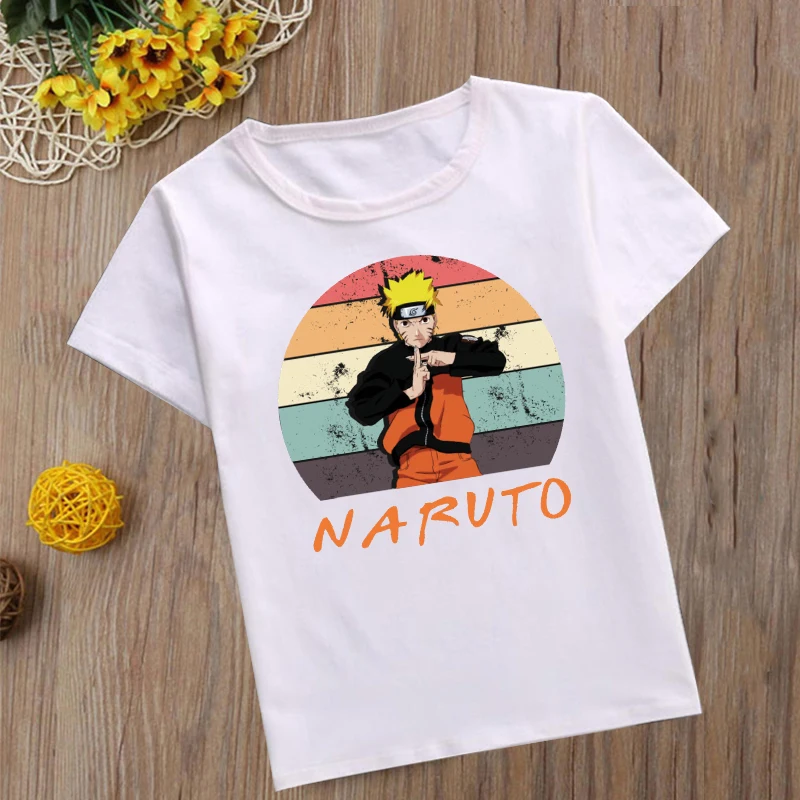 2020 Moda Naruto T Shirt Anime Japonska Fantje Majica S Kratkimi Rokavi Dekliška Otroci Otroci Vrhovi Oblačila Kratkimi Poletne Obleke, Majice, Tiskanje
