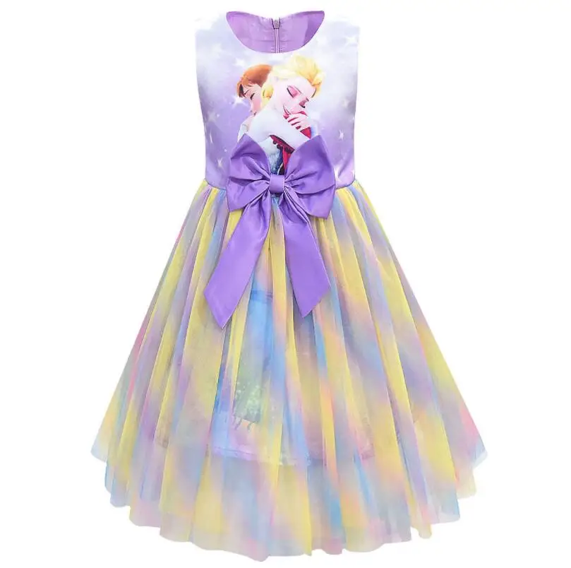 Disney Otrok, Dekle, Zamrznjeni Oblačenja za Dekleta Stranka Princesa Obleko Otroci Baby Darila Intant Stranka Fancy Obleke Oblačila