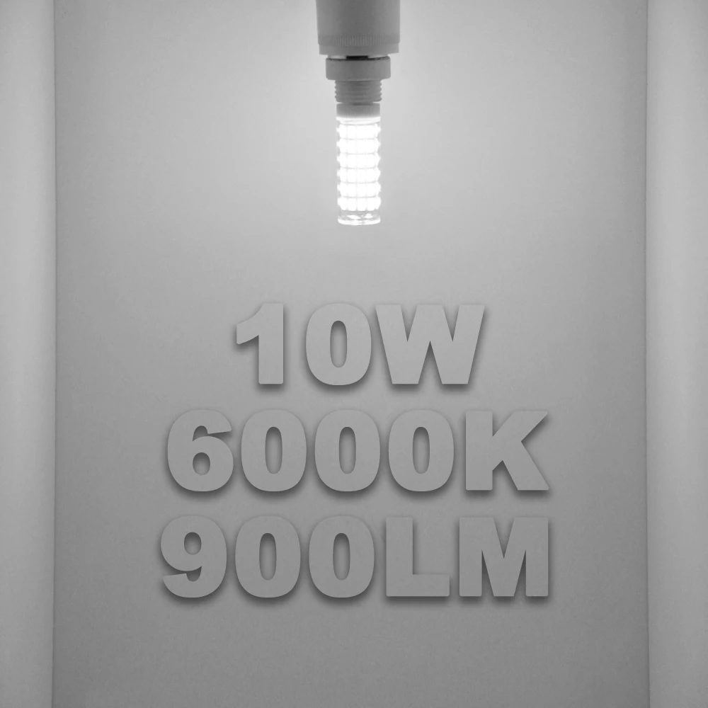 10W 900Lm G9 LED Kapsula Žarnico Zamenjajte 60 W Halogenske Žarnice Cool bela, 6000K AC100-265V Ne to oznako CE, ETL, Odobrenih 6 Pack