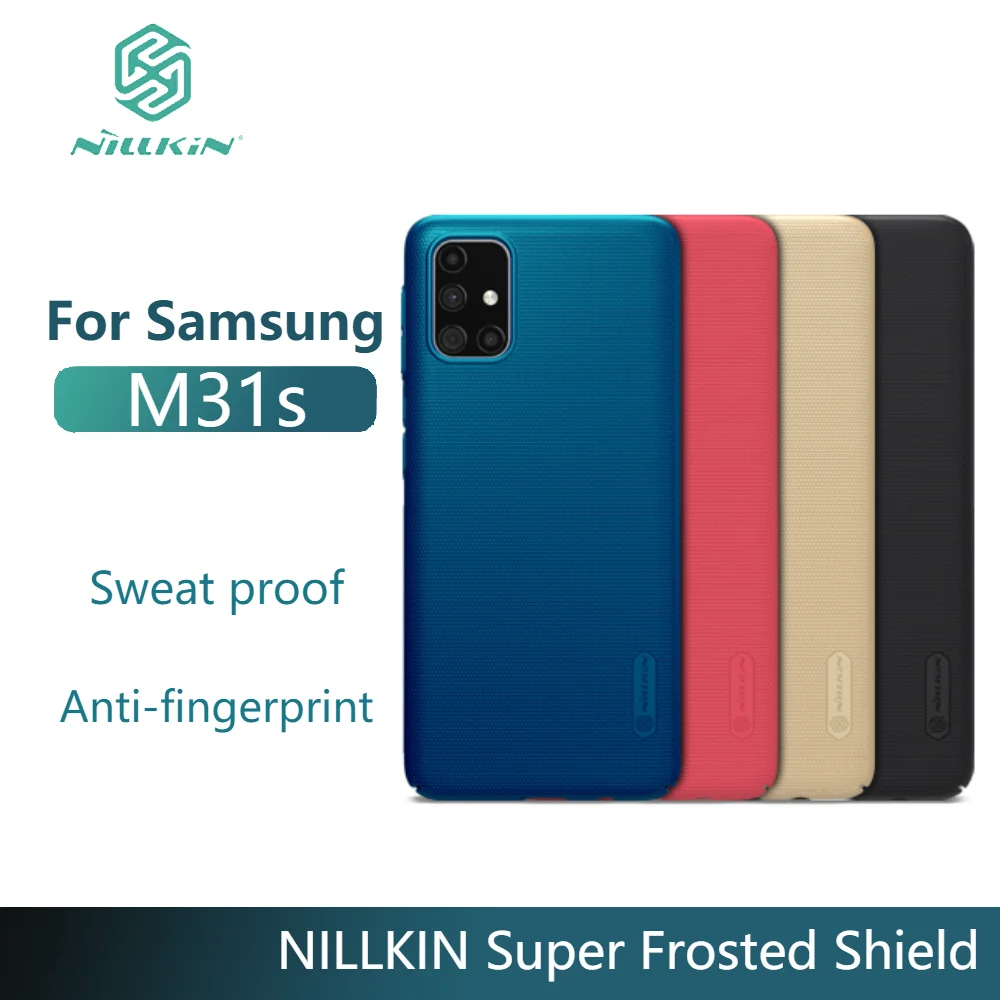 Samsung Galaxy M31s Primeru NILLKIN Ultra-Slim Motnega Ščit Mat Težko Pokrivajo Primeru Za Galaxy M31s