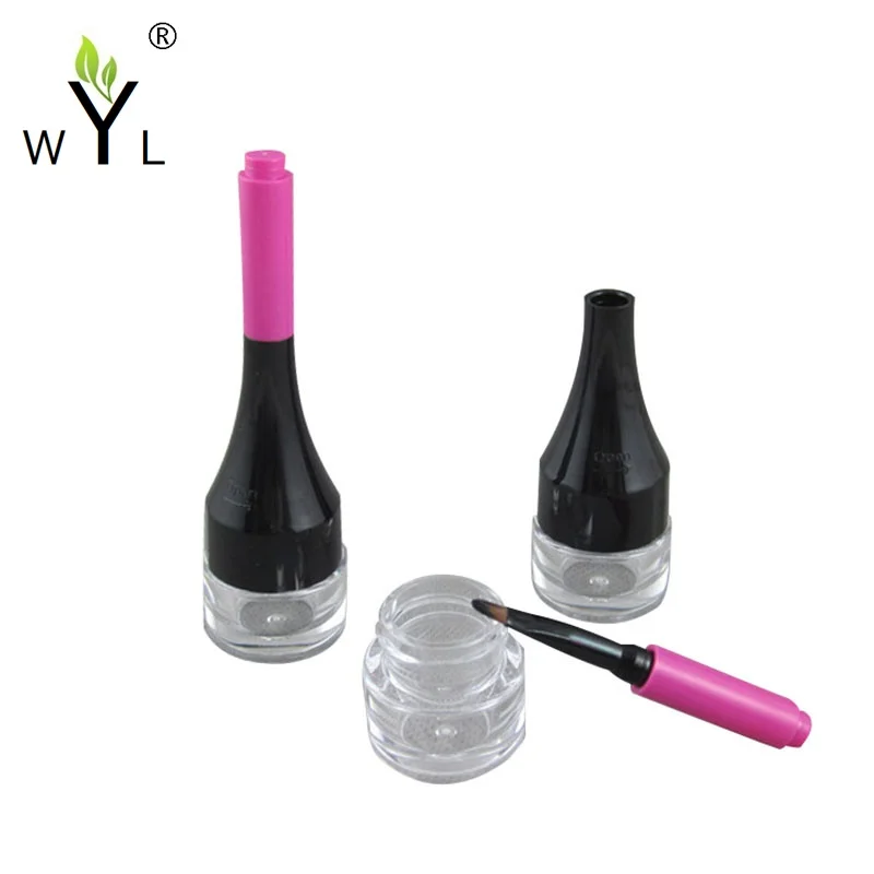 50pcs/veliko 2g senčilo v prahu primeru eyeliner krema jar , senčilo cosmeitc posodo lip gloss/lip gel posodo s čopičem