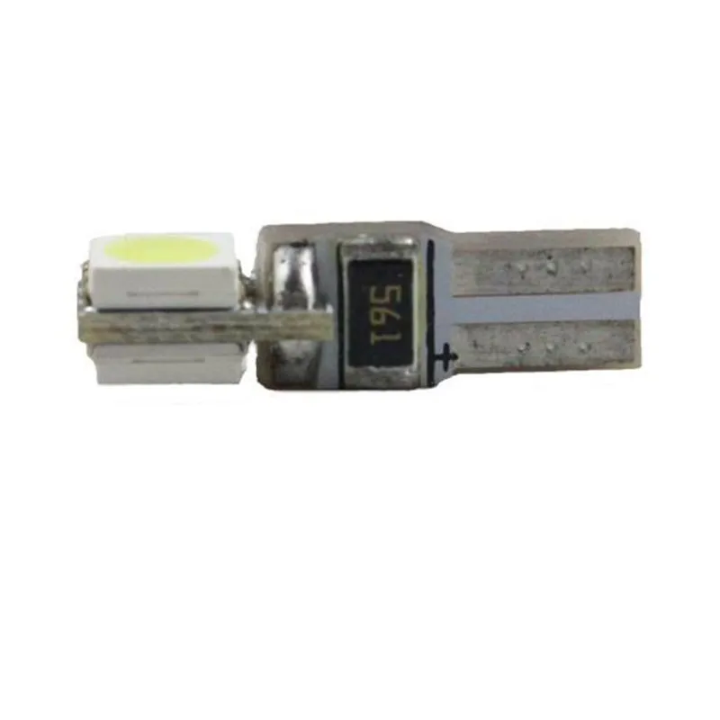 T5 2SMD 5050 Instrument lučka nadzorni Plošči Opozorilo Lučka 12V LED Bele LED Luči Merilnik nadzorni Plošči Klin Svetlobe