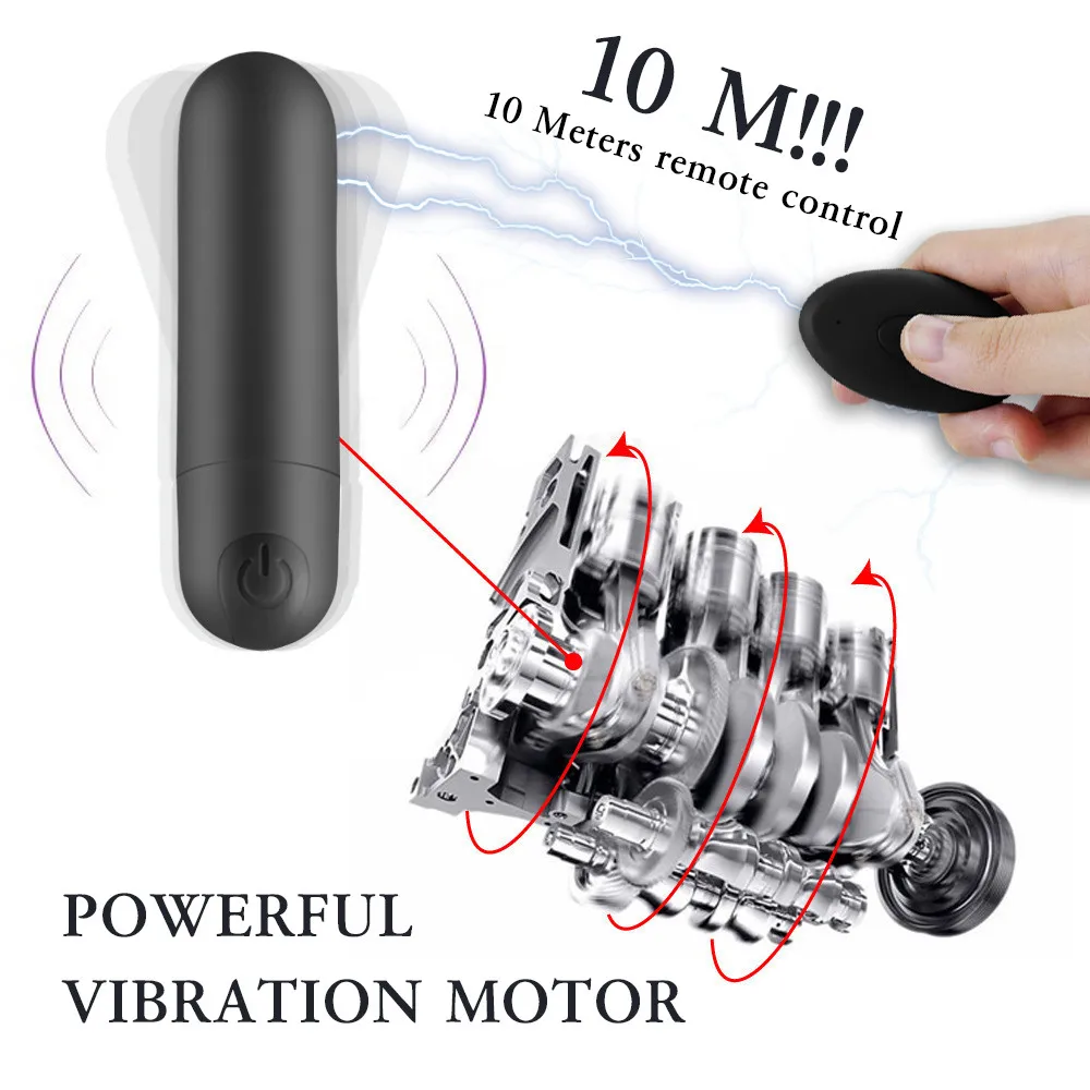 Brezžični Daljinski Bullet Vibrator USB Polnjenje Vibratorji za Ženske 7 Hitrosti Vagine, Klitoris Stimulator Vibrating jajce Seks Igrače