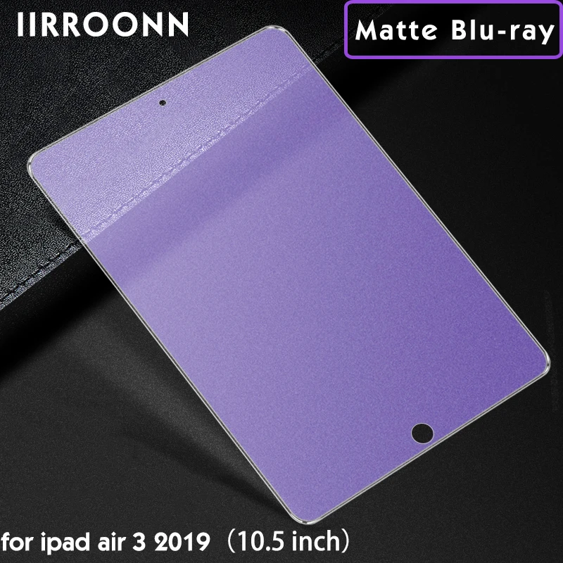 IIRROONN Mat Kaljeno Steklo Za Apple iPad Zraka 3 (2019) 10.5 Mat Anti-Modra Svetloba Tablet Stekla za ipad 10.5 Screen Protector