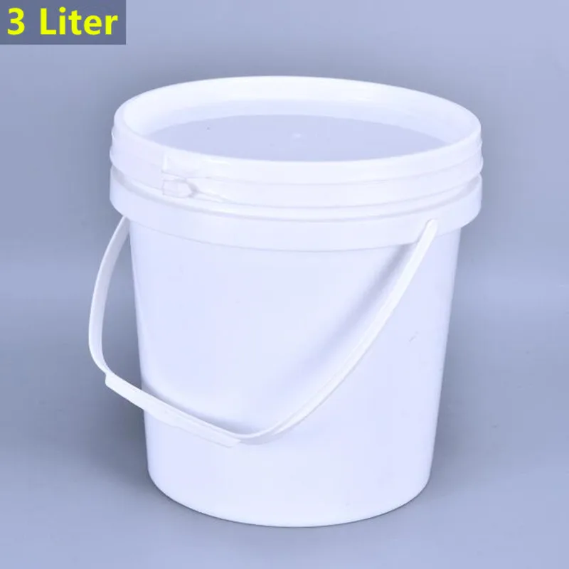 3 litrski plastično vedro za Ribolov avtopralnica Rastlin gojenje Prenosni Doma za shranjevanje posode Hrana Razred pail 1pcs