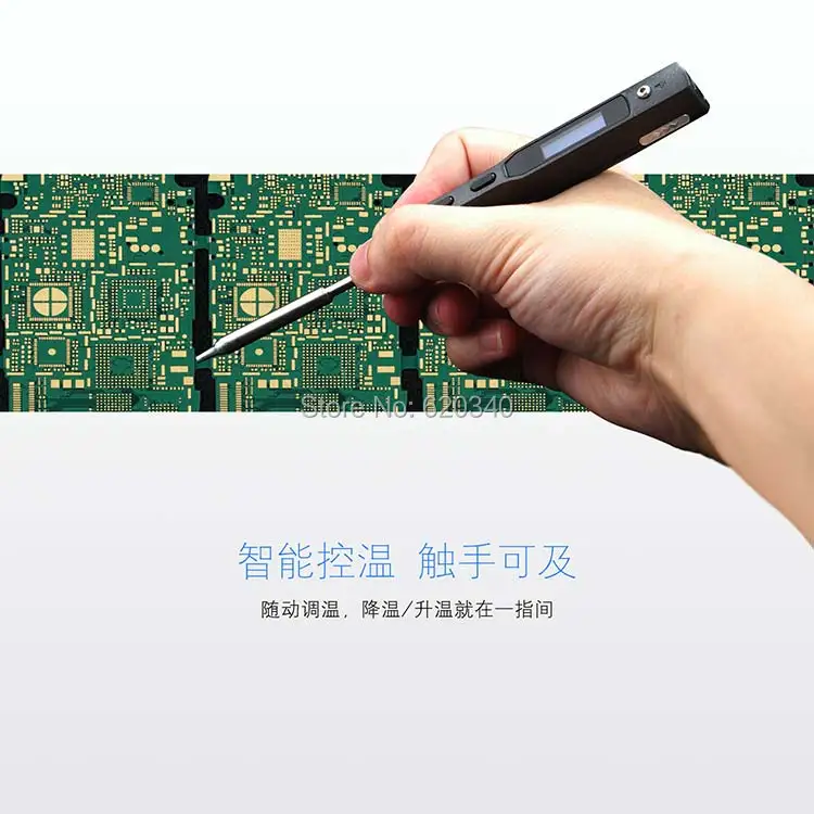 TS100 Pero-tip MINI Pametne Nastavljiv Digitalni LCD Električna spajkalna železa Spajkalna postaja ROKO MCU Brezplačna dostava
