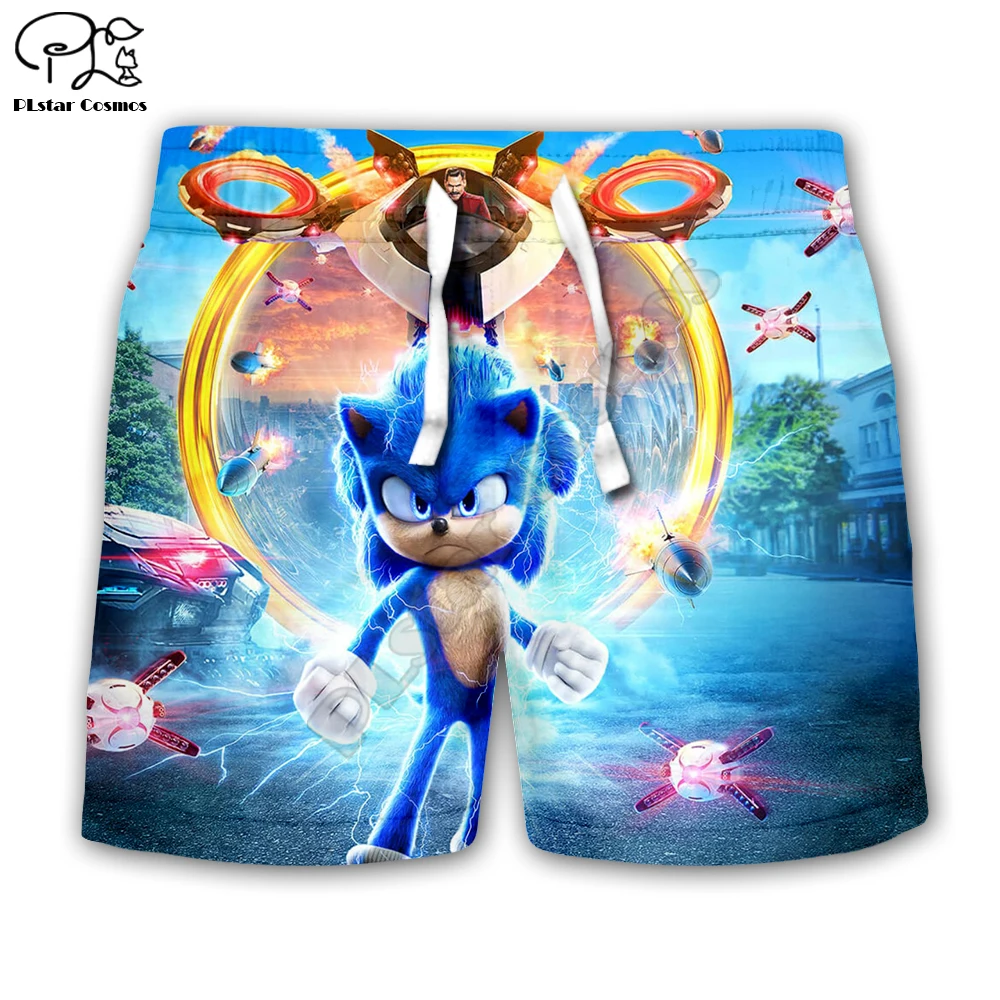 Super Sonic 3d tiskanih Hoodies fant za dekle Majica smešno Risanka Trenirko zip Kapuco/hlače/majica s kratkimi rokavi otroci oblačila slog-5
