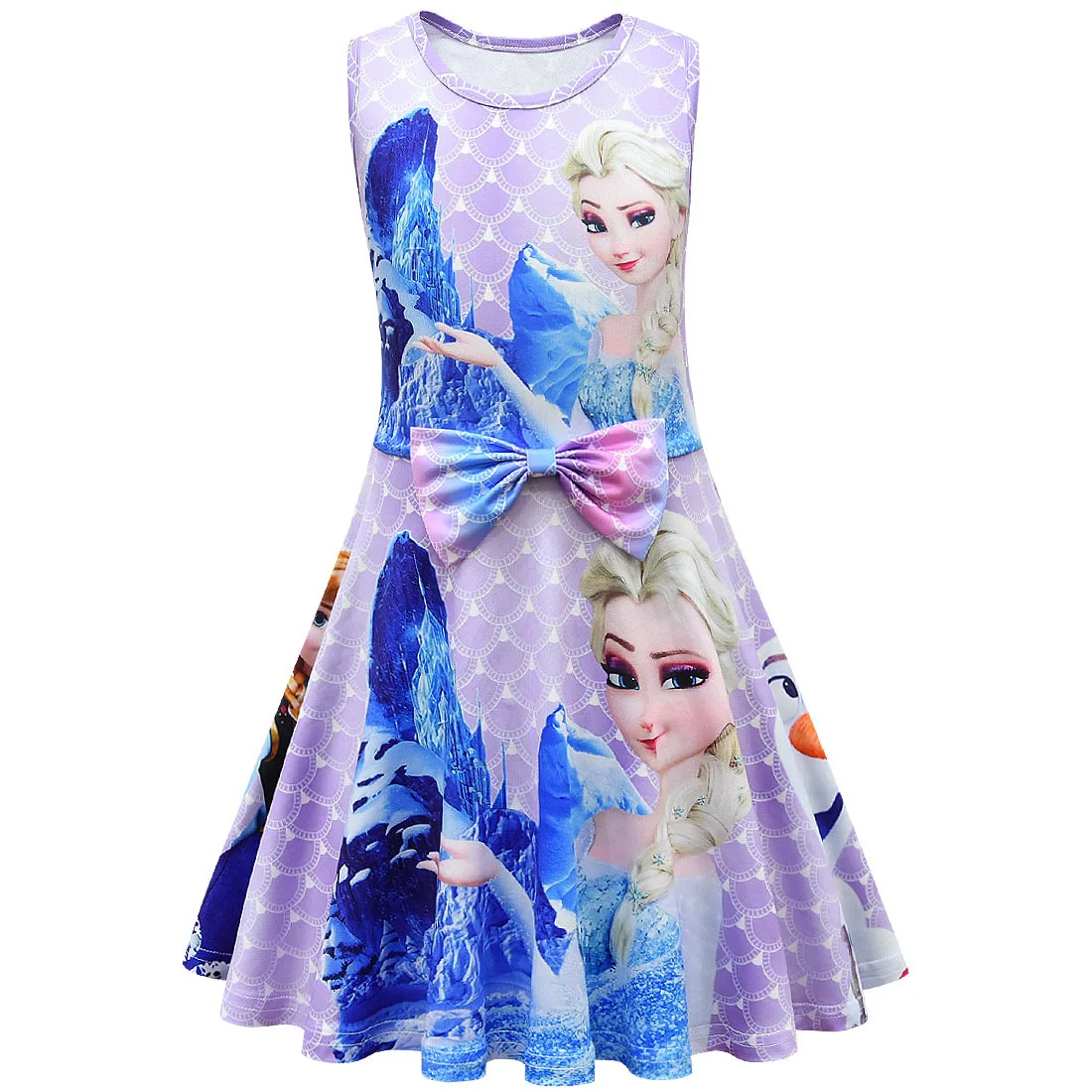 Disney Snow Queen 2 Zamrznjene Elsa Ana Dekleta Princesa Obleko Stranka Darilo Za Rojstni Dan Cosplay Kopalke, Oblačila Za Otroke, Otroci