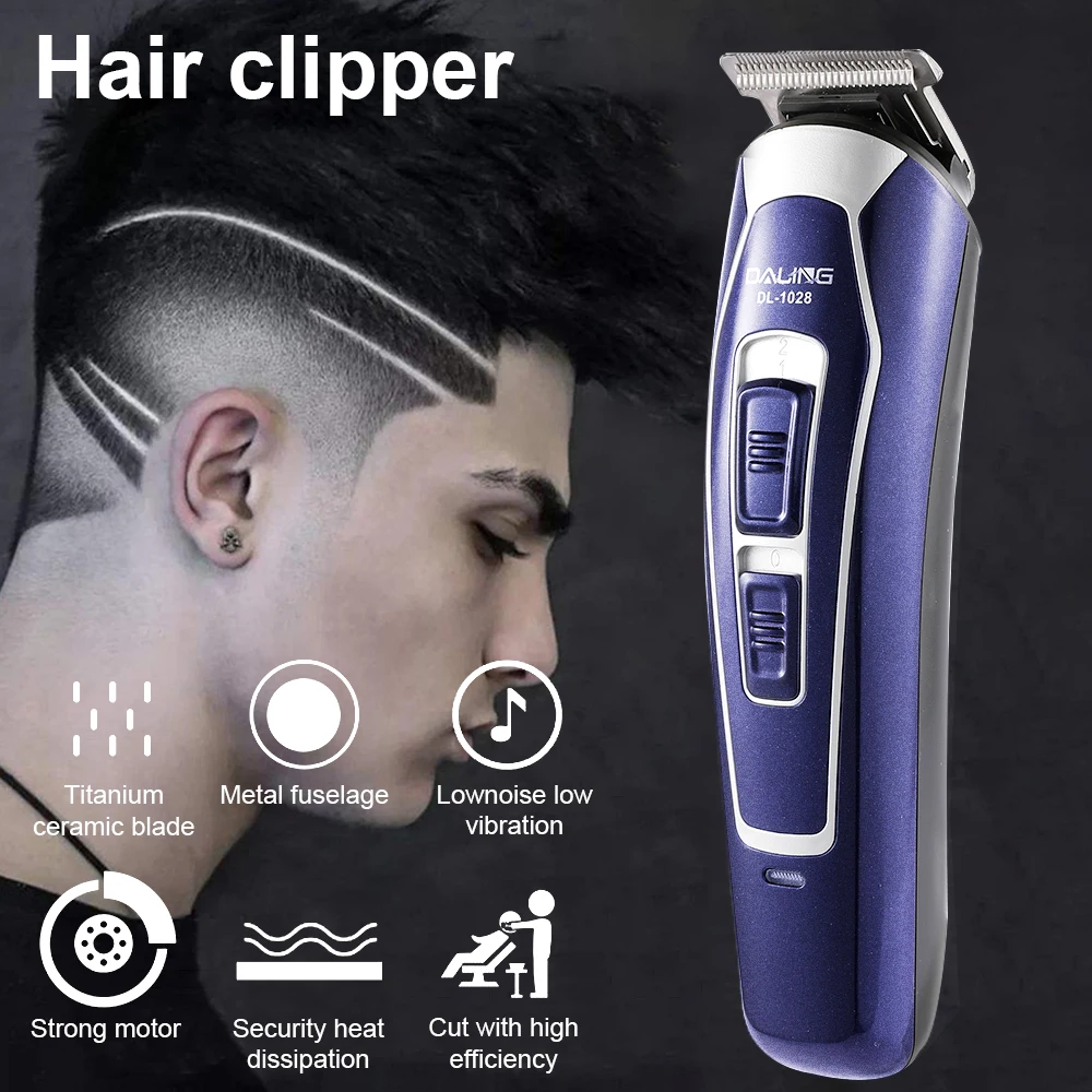 Moški brivnik Električni Sušilnik Clipper Polnilna Brivnik Brado Hair Trimmer Rezanje Moške Frizuro Brado Trimer Nepremočljiva
