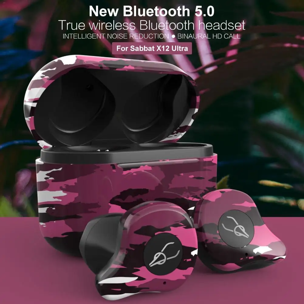 Sabbat X12 Ultra TWS Brezžična tehnologija Bluetooth 5.0 Slušalke Športne Čepkov Slušalke