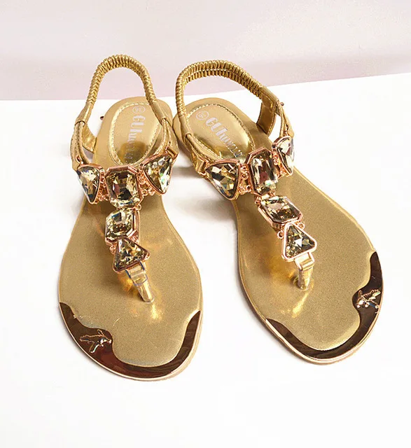 Čevlji ženske sandale 2021 nov modni nosorogovo trdna plaži sandali ženske čevlje elastični trak priložnostne ženske sandali