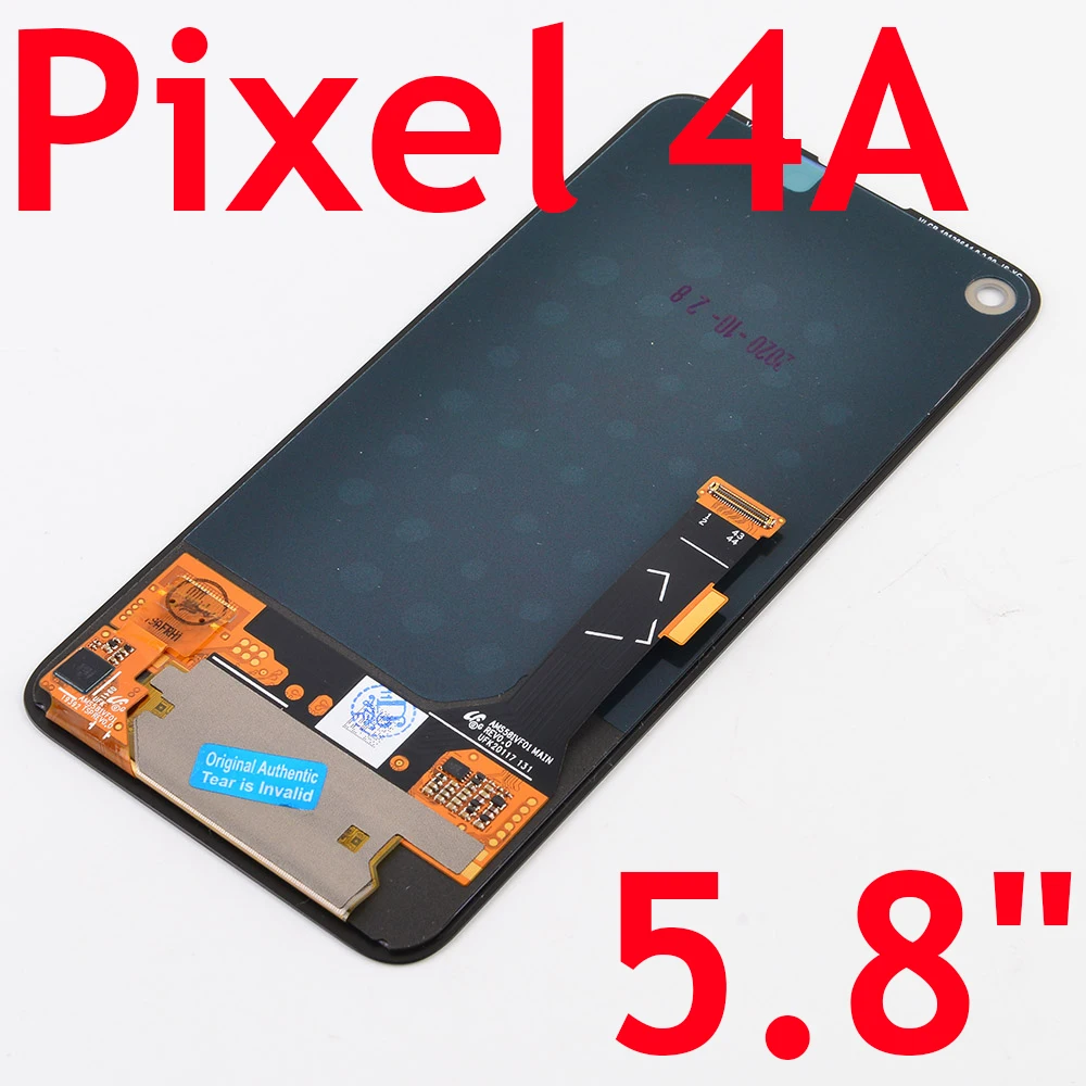 Zamenjava Lcd Zaslon za Google Pixel 4A za 5,8 Palca Popravilo Delov + Brezplačna Orodja Set Pixel 4A Zaslona Zamenjava
