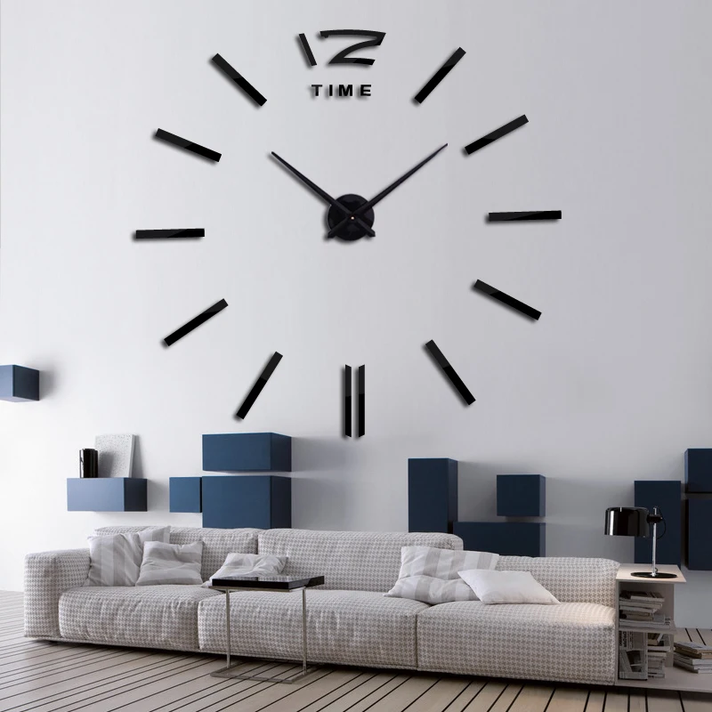 2020 novo prodaje stenske ure horloge watch akril ogledalo nalepke za dnevno sobo, kremen iglo doma dekoracijo