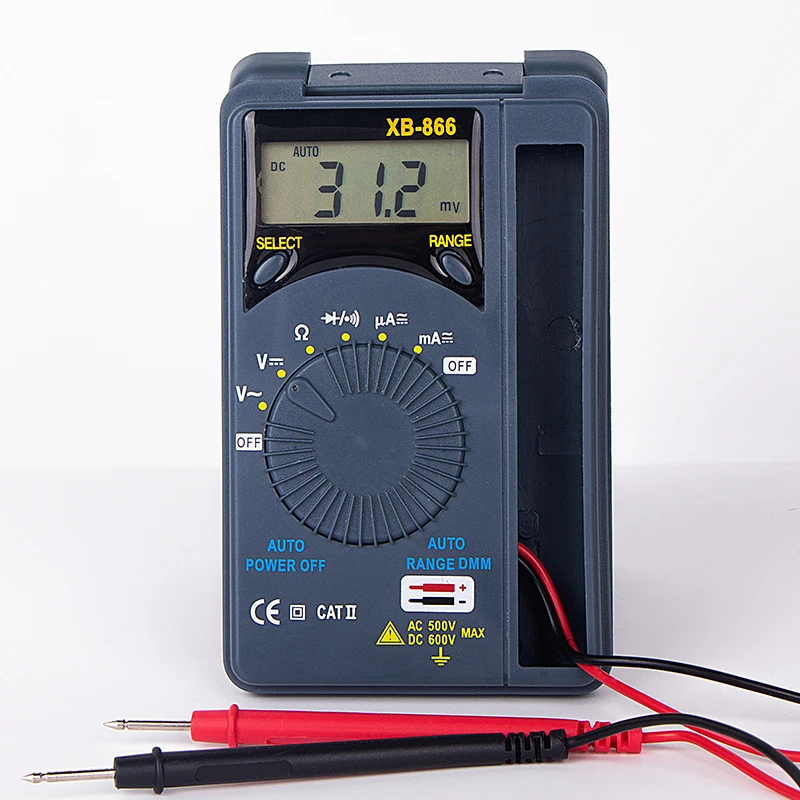 LCD Obseg Auto Žep Digitalni Voltmeter Ampermeter Multimeter Tester Orodje za IZMENIČNI ENOSMERNI tok napetost Tester Prenosni