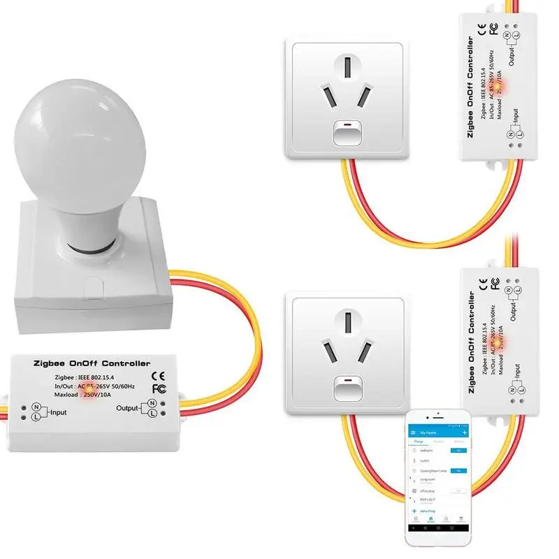 Pametni dom Yiweilian zigbee spremenjenih delov inteligentni stikalo za nadzor mobilni telefon glasovni APP nadzor G3D3