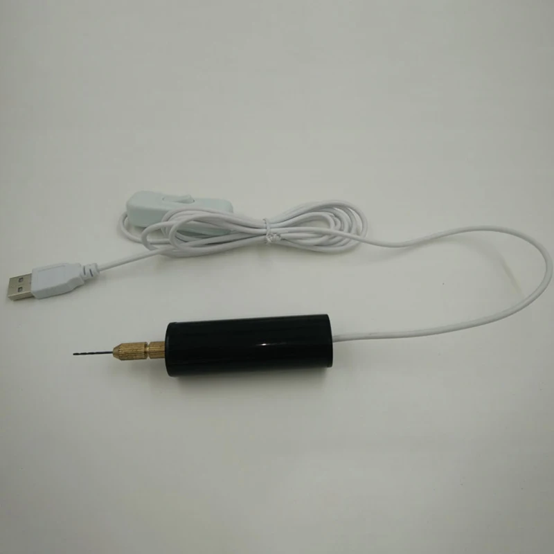 USB Mini Ročno Vrtanje Električno Ročno Vrtanje Lesa Vezje Plastičnih Crystal Pearl Lepilo Izsekavanje Stroj