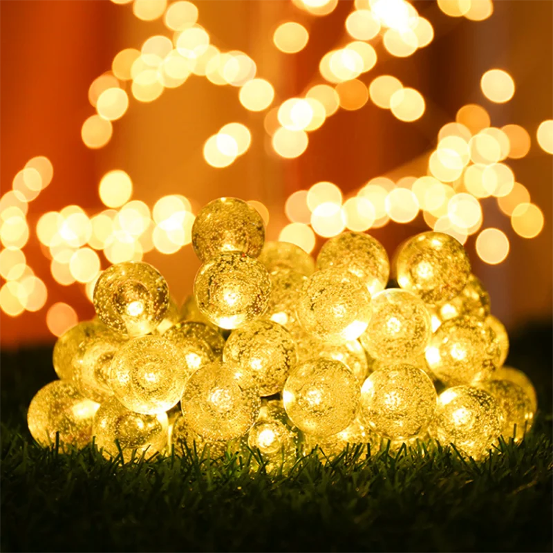 Sončne Niz Led Lučka Svjetlucati Pravljice Luči 6.3 M Novo Leto, Božič Okrasnih Luči na Prostem Luces De Navidad za svate