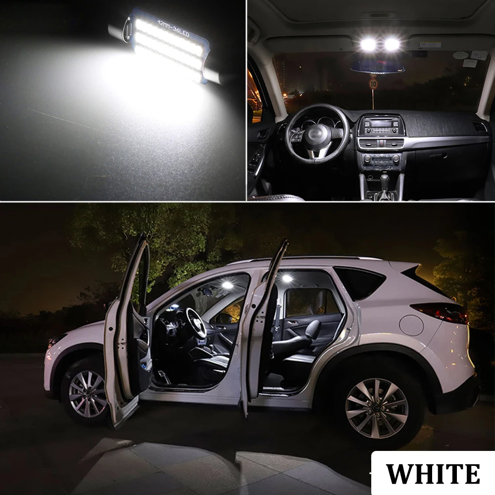 BMTxms 9Pcs Za Volkswagen VW Polo AW1 BZ1 2018-Sedanje Vozilo LED Notranjosti Zemljevid Dome Trunk Lahka Kit Canbus Auto Dodatki