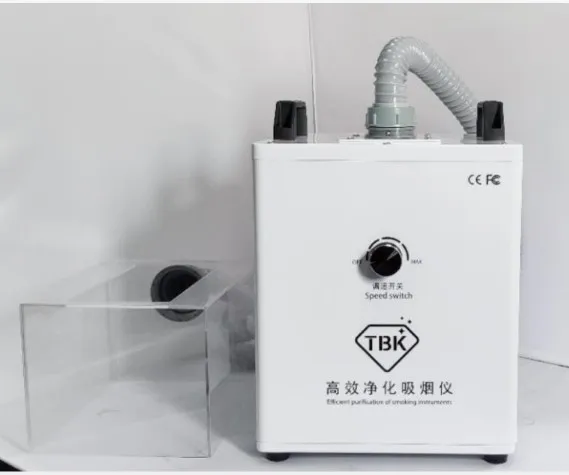TBK oklepni dimni Extractor 220V Kajenje Instrument Visoko filtriranje lasersko napravo Dim Čistilec telefon popravila Varjenje Dim