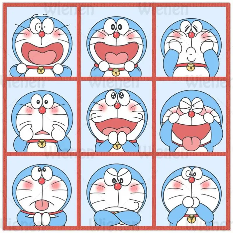 5D Diamond Slikarstvo Navzkrižno Šiv Risani Lik Japonski Anime Doraemon Sliko Diamond Vezeni Mozaik DIY Igrača Otroci Darilo