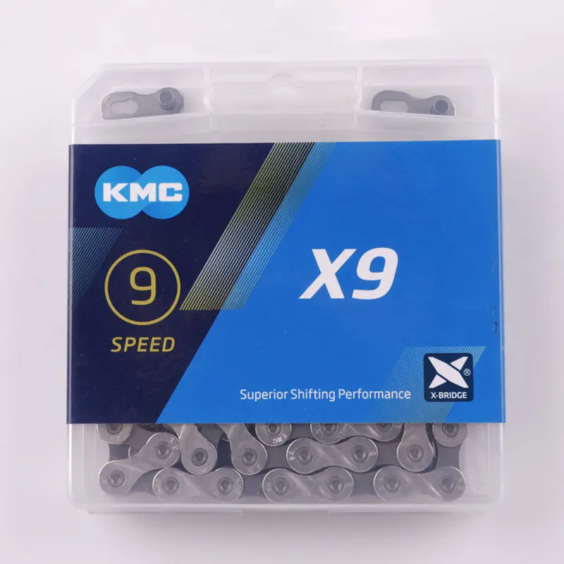KMC Kolo Verige Z9 X9 X9SL MTB Cestno Kolo 9 Hitrosti Z X Most Verige Treking Delo Ciklus W/ Original MissingLinks Priključki