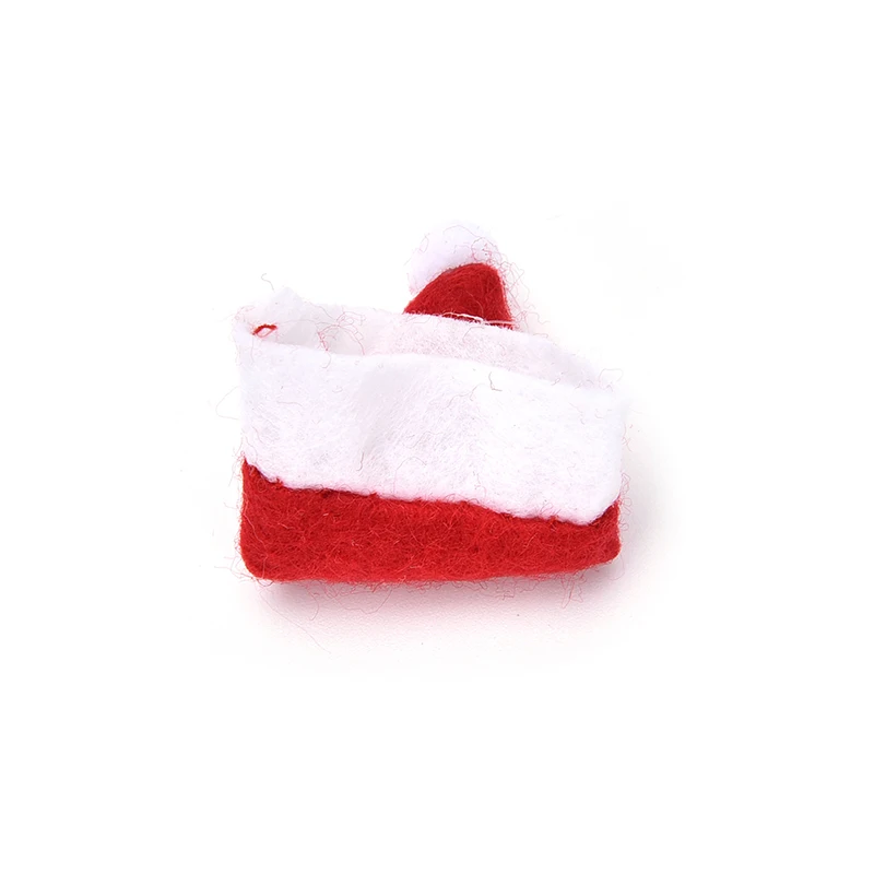 30 Kos Božič Lollipop Kritje Vrhovi Zaviti Dekoracijo Božič Mini Santa Claus Klobuk Stranka Vrt Ornament Na Debelo