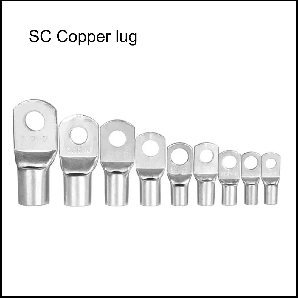 SC serije baker lug terminal SC4-4 SC4-6 SC4-5 SC6-8 SC4-8 SC6-4 SC16-8 SC16-10 SC6-6 SC6-5 Priključek za kabel avtomobilski plug