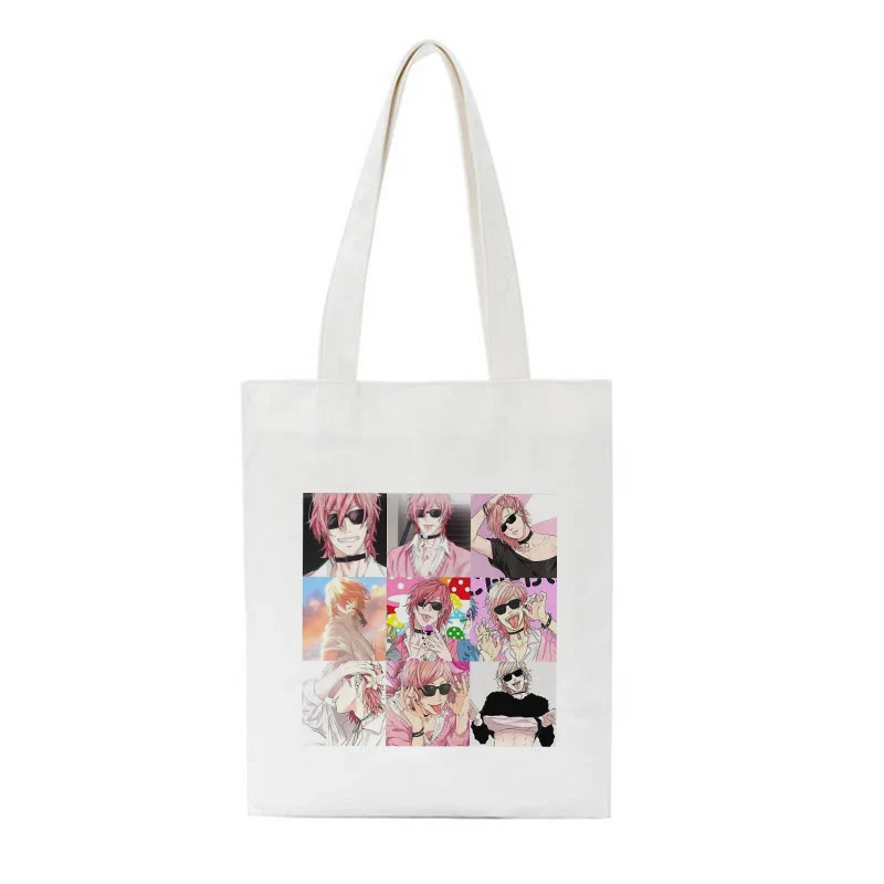 Ženske torba Bj Alex anime tiskanja nakupovalno vrečko priložnostne velike zmogljivosti, risanka korejskem slogu Harajuku Kawaii torba