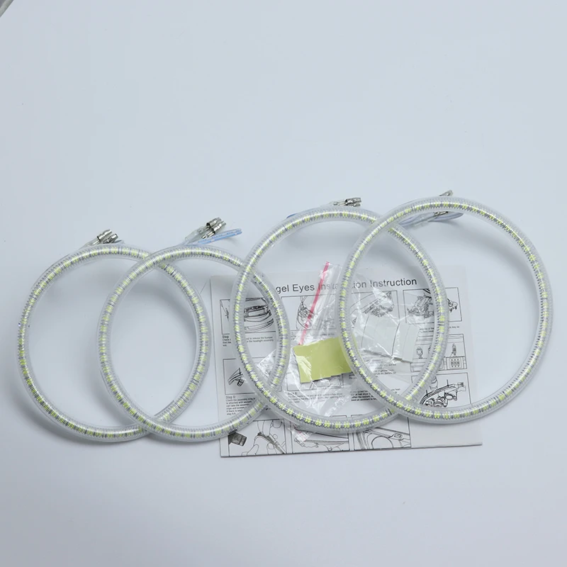 Ultra svetla SMD bela LED angel eyes halo obroč komplet dnevnih luči DRL za Acura TSX 2009 2010 2011 2012