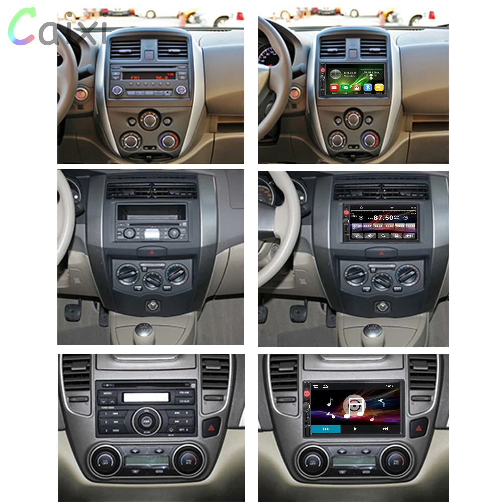 2 din avto multimedijski predvajalnik auto radio 2 din stereo HD 7 