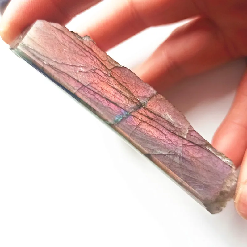 Redke naravne quartz kristal vijoličnega svetlobe labradorite tablet reiki healing gem collection 1pc