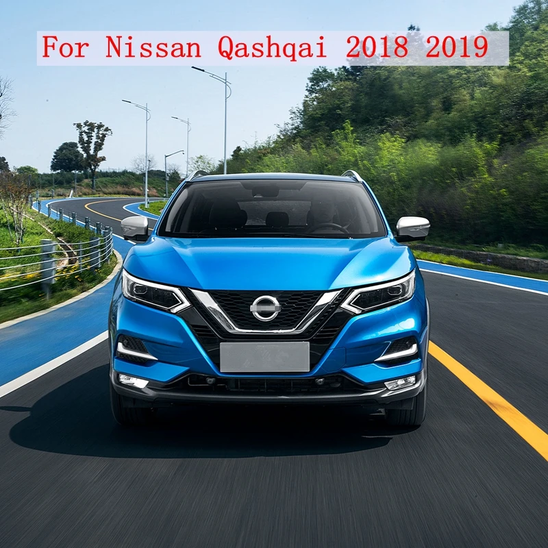 Auto Accessory Prednji meglenki Lučka Veke Obrvi Kritje Trim ABS Chrome Primerni Za Nissan Qashqai J11 2018 2019