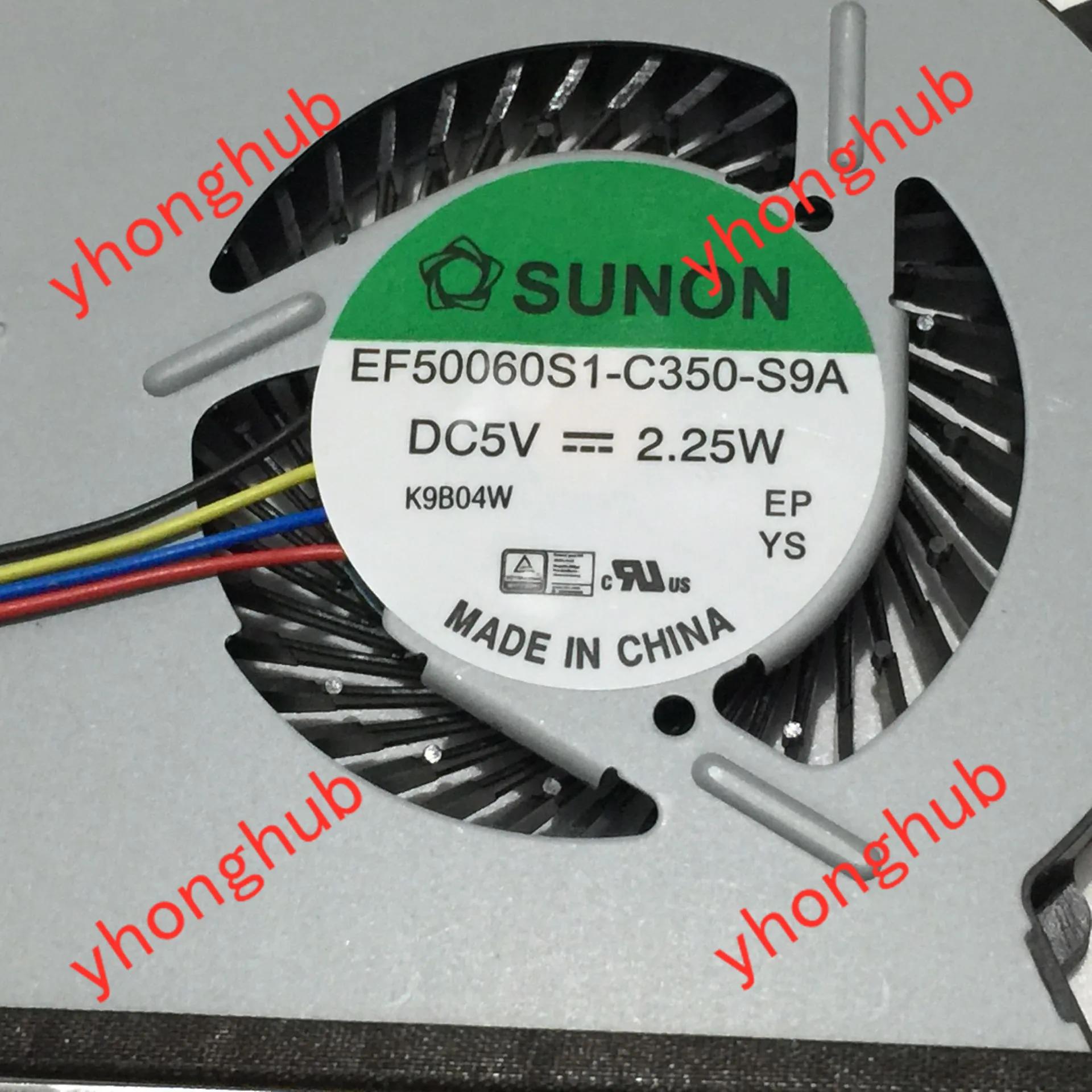 SUNON EF50060S1-C350-S9A DC 5V 2.25 M 4-žice Strežnik Laptop Hladilni Ventilator